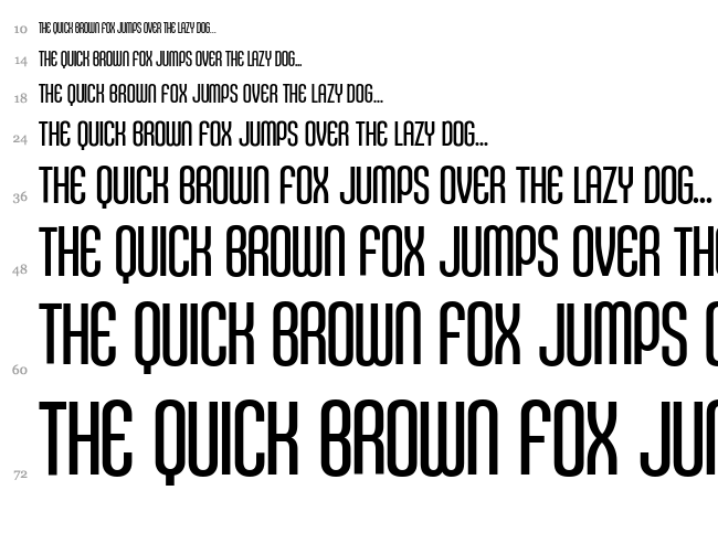 Kleptocracy Titling font waterfall